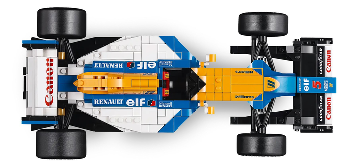 Конструктор LEGO Icons Williams Racing FW14B і Найджел Менселл 799 елементів (10353) - зображення 7