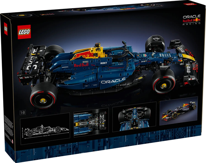 Zestaw klocków LEGO Technic Bolid F1 Oracle Red Bull Racing RB20 1639 elementów (42206) - obraz 1