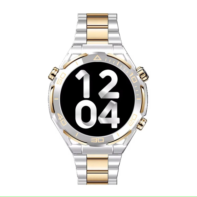 Смарт часы Smart Splendid Max Мужские 2 ремешка Silver-Gold - Фото 2 Смарт часы Smart Splendid Max Мужские 2 ремешка Silver-Gold - изображение 2
