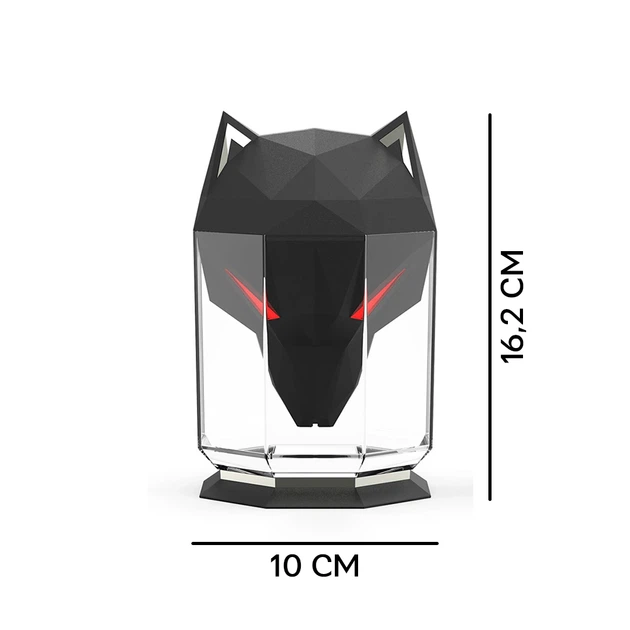 Увлажнитель воздуха, портативный аромадифузор Kinscoter Guardian Wolf SH-L162 650 мл, Black - изображение 15