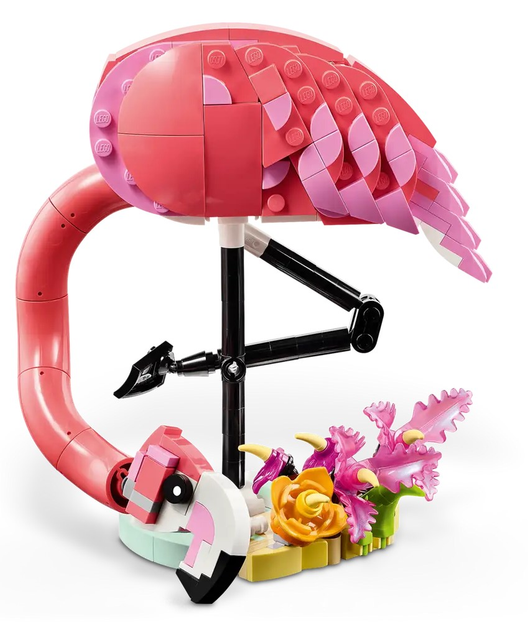 Конструктор LEGO Creator 3 в 1 Дикі тварини: Рожевий фламінго 288 елементів (31170) - зображення 4