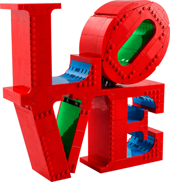 Zestaw klocków LEGO Art Robert Indiana LOVE 791 element (31214) - obraz 2