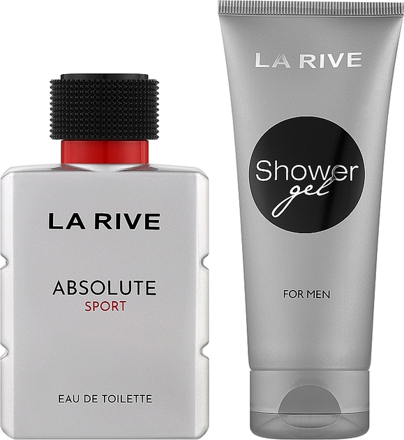 Zestaw męski La Rive Absolute Sport Woda toaletowa 100 ml + Żel pod prysznic 100 ml (5903719642873) - obraz 4