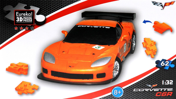 Пазли 3D Eureka Машина Corvette C6R 1:32 рівень 3/4 (5425004734129) - зображення 1