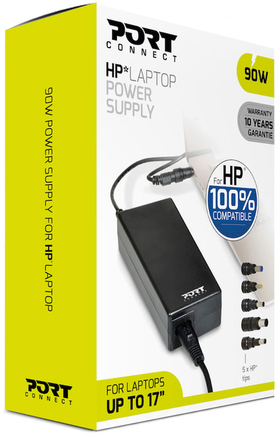 Блок живлення Port Designs 90 W HP EU (900007-HP) - зображення 4