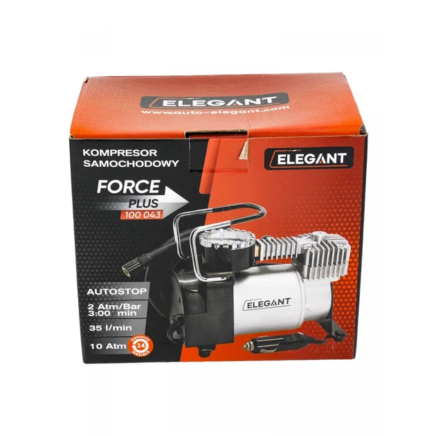 Компрессор автомобильный Elegant Force Plus с функцией автостопа (EL 100 043) - изображение 4