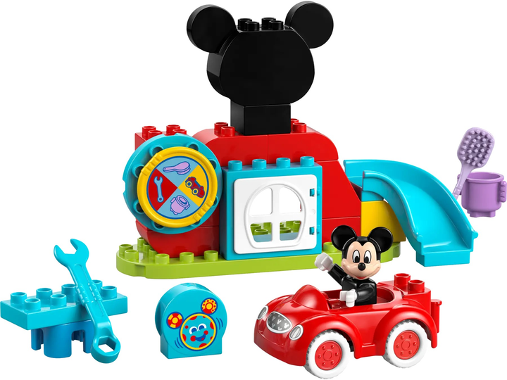 Zestaw klocków LEGO DUPLO Disney Klub przyjaciół Myszki Miki i samochód 27 elementów (10454) - obraz 2