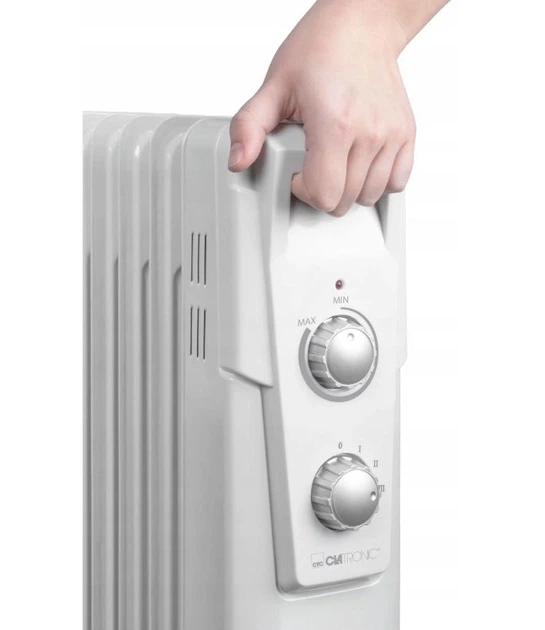Олійний радіатор Clatronic на 11 ребер 2300 Вт - зображення 4