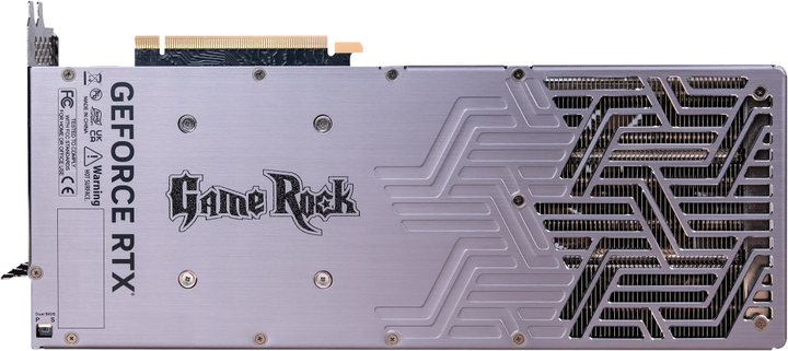 Видеокарта Palit PCI-Ex GeForce RTX 4070 Ti Super GameRock OmniBlack 16GB GDDR6X (256bit) (2610/21000) (1 x HDMI, 3 x DisplayPort) (NED47TS019T2-1020Q) - изображение 7