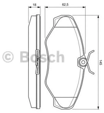 Дисковые тормозные колодки Bosch (0 986 424 636) - изображение 8