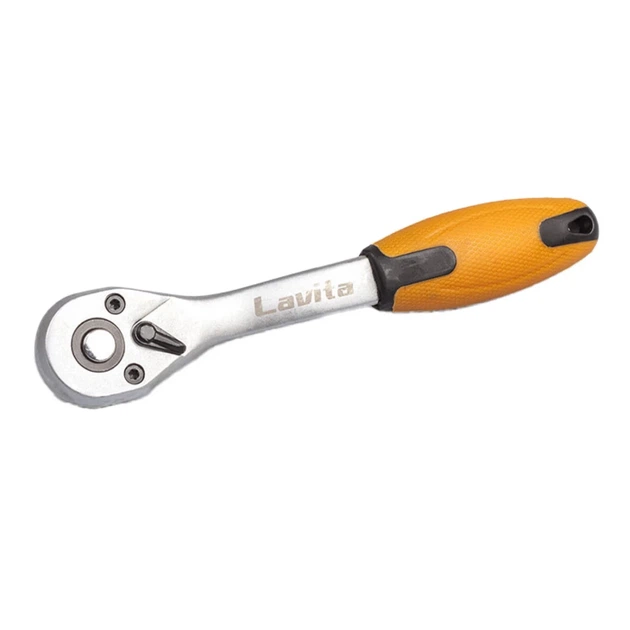 Ключ с трещёткой Lavita 1/4" 150 мм 72 зуба CRV (LA 151472) - Фото 1 Ключ с трещёткой Lavita 1/4" 150 мм 72 зуба CRV (LA 151472) - изображение 1