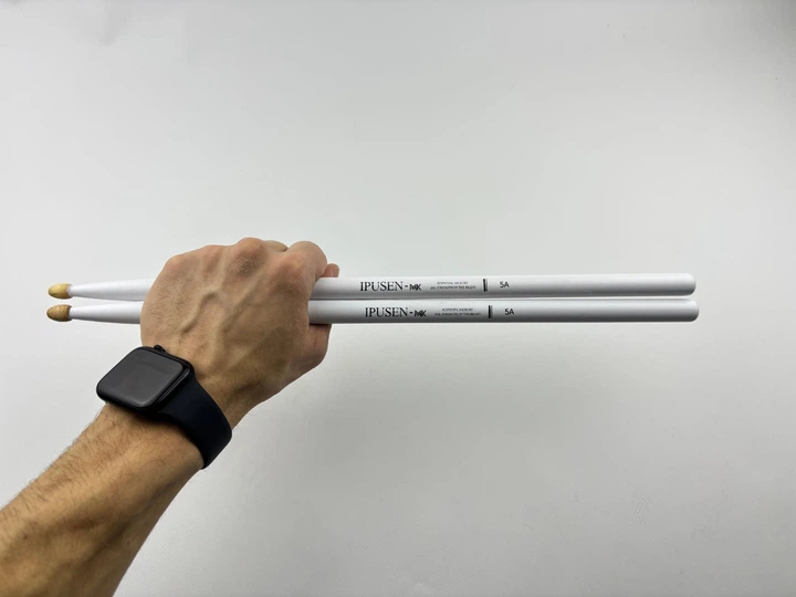 Барабанные палочки Ipusen 5A белые - изображение 3