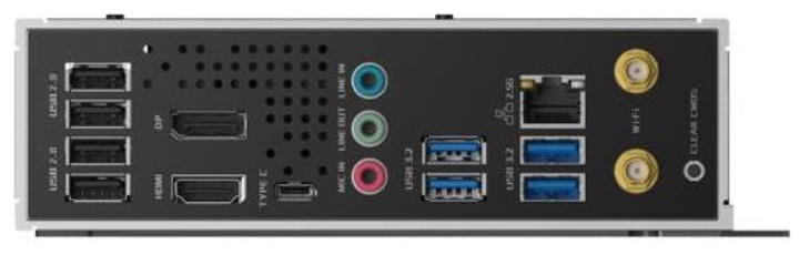 Мат.плата LGA1700, Maxsun iCraft Z790ITX WIFI, Z790, 2xDDR5, Int.Video(CPU), 4xSATA3, 1xPCI-E 16x 5.0, 2xM.2 4.0, RTL8125B, ALC897, 4xUSB3.2/4xUSB2.0, 1*Type-C 3.2, DP/HDMI, WIFI 6E AX211, 9 Phase, Debug, ARGB, mini-ITX (MS-iCraft Z790ITX WIFI) - изображение 6