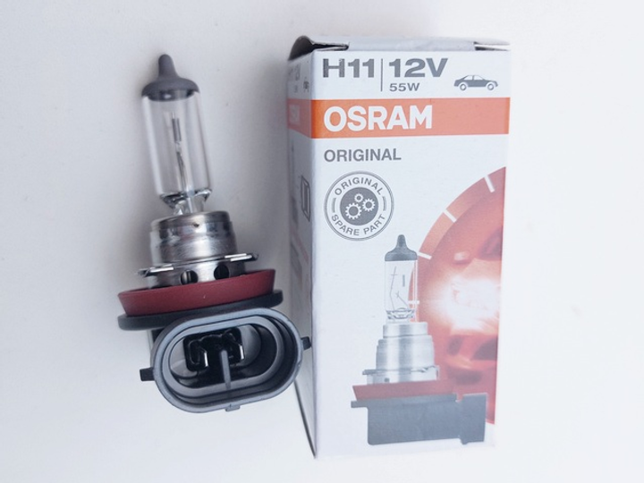 Лампа фарна H11 12V 55W PGJ19-2 ORIGINAL (вір-во OSRAM) OSRAM (64211 ...