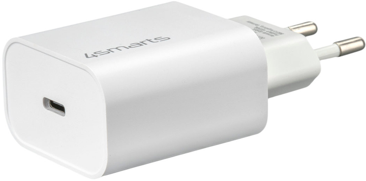 Ładowarka sieciowa 4smarts VoltPlug PD 20W White (4250774952777) - obraz 1