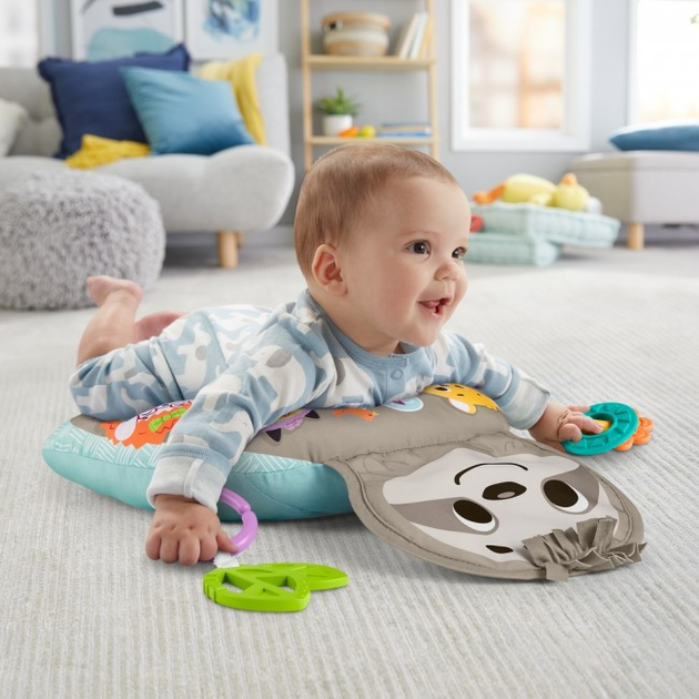Poduszka do leżenia na brzuszku Fisher-Price Wesoły Leniwiec (GRR01) (0887961910261) - obraz 6