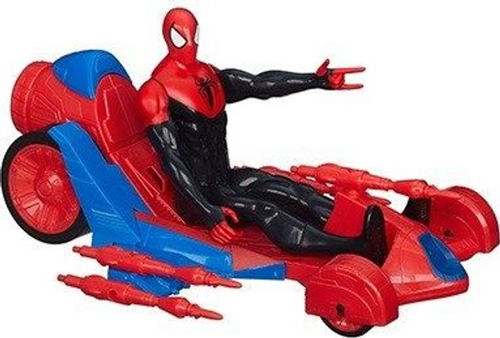 Zestaw do zabawy Hasbro Marvel Titan Hero Series Spiderman figurka z samochodem (5010994805036) - obraz 2