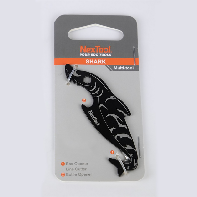 Міні-Мультитул NexTool EDC box cutter Shark KT5521Blue - изображение 5