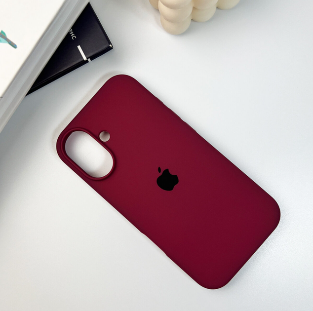 Захисний чохол-накладка Silicone Full Case AA Open Cam для Apple iPhone 16 Plum (FullOpeAAi16-47) - Фото 4 Захисний чохол-накладка Silicone Full Case AA Open Cam для Apple iPhone 16 Plum (FullOpeAAi16-47) - зображення 4