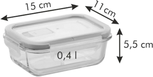 Контейнер Tescoma Freshbox Glass 0.4 л (892170) - Фото 4 Контейнер Tescoma Freshbox Glass 0.4 л (892170) - изображение 4