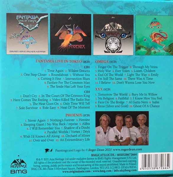 ASIA – The Reunion Albums 2007-2012 (5CD box Set, EU) - изображение 2