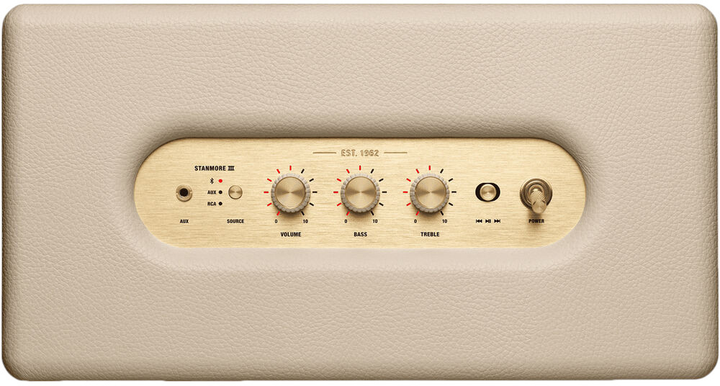 Głośnik przenośny Marshall Louder Speaker Stanmore III Bluetooth Cream (7340055385152) - obraz 4
