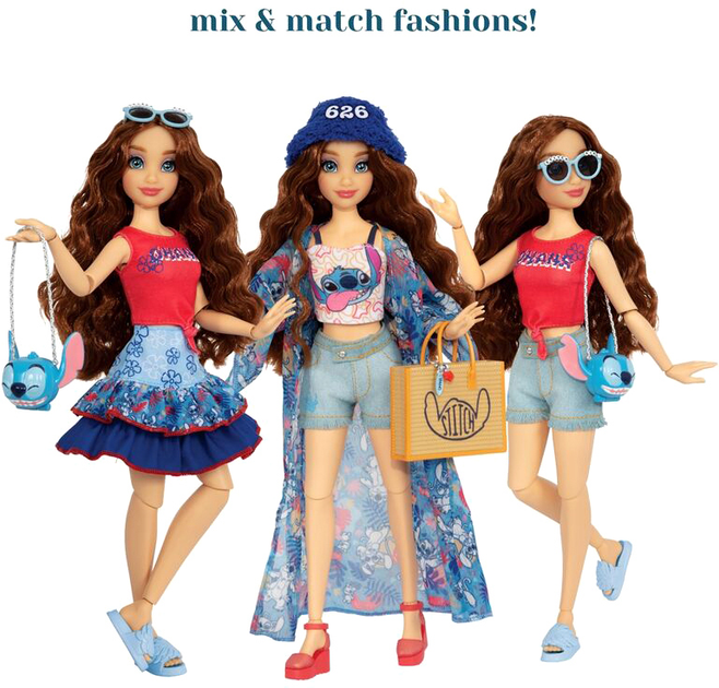 Лялька с аксессуарами Jakks Pacific Disney Stitch Ily 2023 4Ever Fashion 28 см (0192995228573) - зображення 3