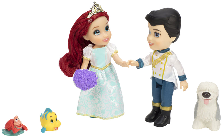 Набор кукол Jakks Pacific Disney Little Mermaid Ariel & Eric 15 см (192995217362) - зображення 3