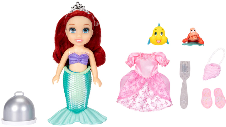 Lalka z akcesoriami Jakks Pacific Disney The Little Mermaid Land and Sea Arielka 15 cm (0192995233805) - obraz 3