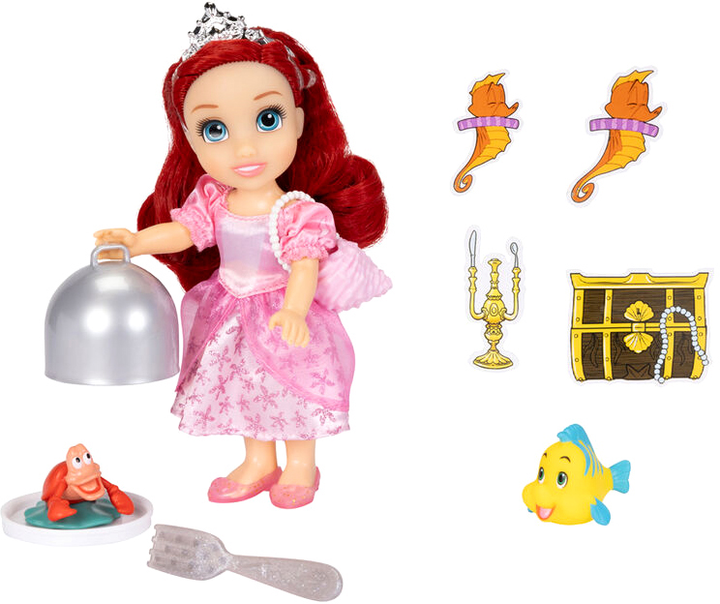 Lalka z akcesoriami Jakks Pacific Disney The Little Mermaid Land and Sea Arielka 15 cm (0192995233805) - obraz 5