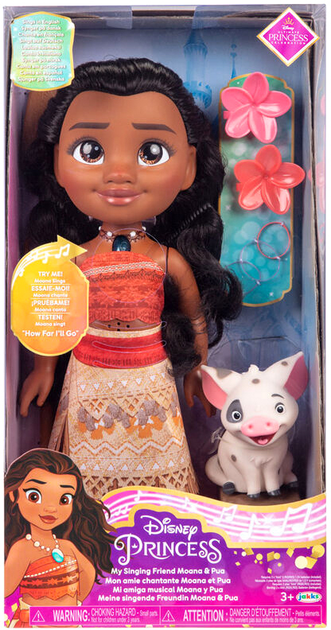 Lalka z akcesoriami Jakks Pacific Disney Vaiana Moana śpiewająca 38 cm (0192995224933) - obraz 1