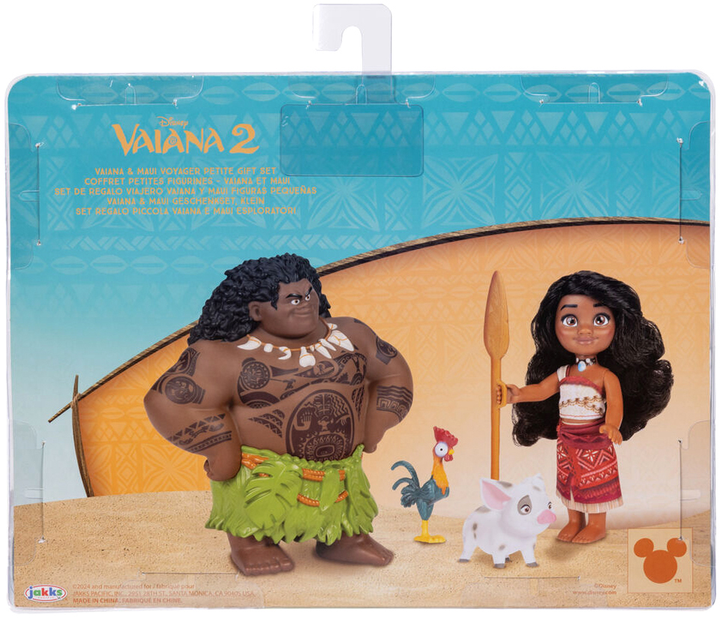 Набор кукол Jakks Pacific Disney Vaiana Moana 2 Vaiana & Maui (192995237551) - зображення 4