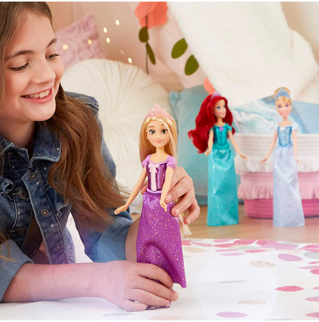 Лялька с аксессуарами Hasbro Disney Royal Shimmer Rapunzel (5010993779031) - зображення 3