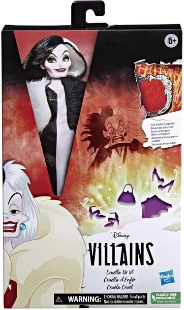 Lalki z akcesoriami Hasbro Disney Villains Cruella de Vil 28 cm (5010993911486) - obraz 1