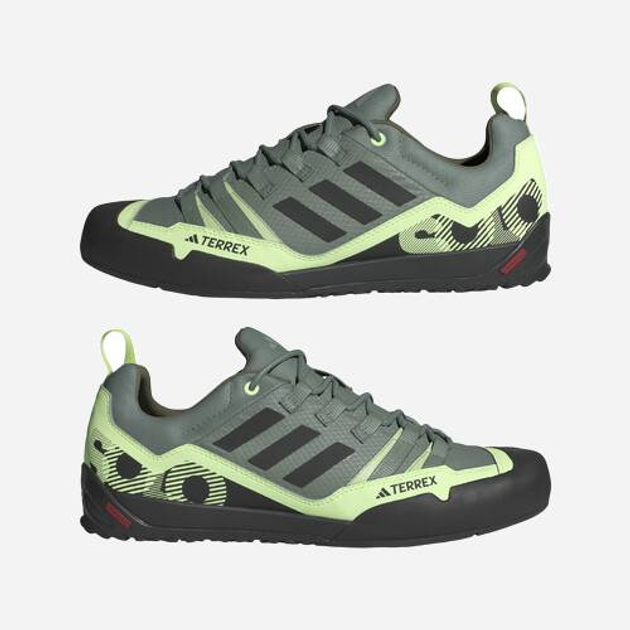 Buty sportowe trekkingowe męskie adidas Terrex Swift Solo 2 IE8052 50.5 Zielony/Czarny (4066763512781) - obraz 2