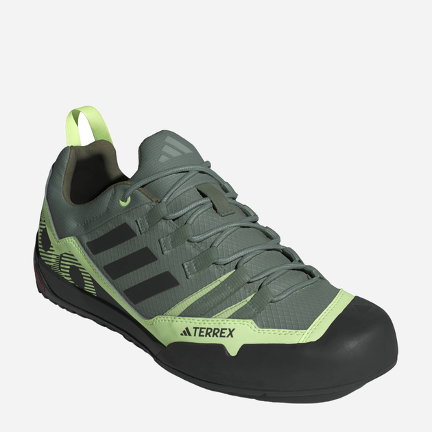 Чоловічі кросівки для туризму adidas Terrex Swift Solo 2 IE8052 46.5 Зелений/Чорний (4066763514297) - зображення 6