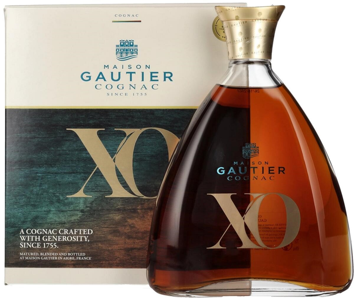 Коньяк Gautier XO 0.7 л 40% в подарочной упаковке (3269555551772) - изображение 3
