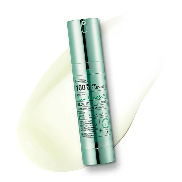 Сыворотка с микроиглами VT Cosmetics Reti-A Reedle Shot 100 Stick для улучшения текстуры кожи 2 мл - изображение 3