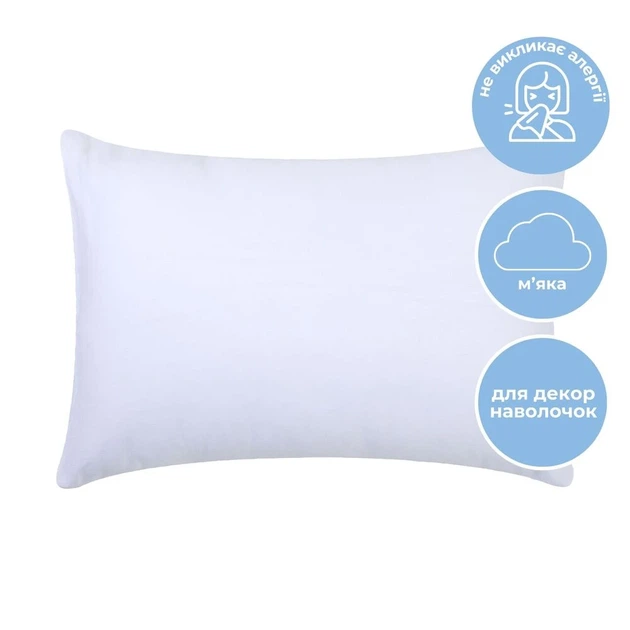Подушка IDEIA 40x60 - Nordic Classic белая - Фото 2 Подушка IDEIA 40x60 - Nordic Classic белая - изображение 2