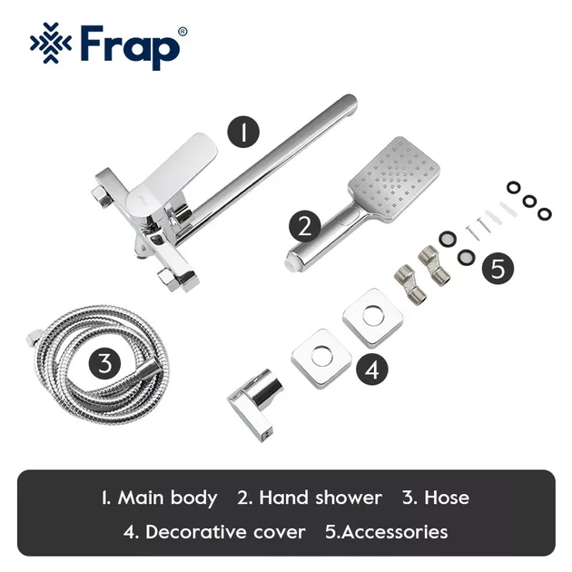 Смеситель для ванны FRAP F2261 - изображение 8