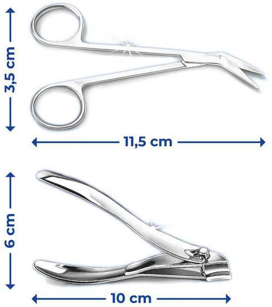 Ножиці та кусачки для нігтів Maximex сріблясті (4008838971949) - зображення 3