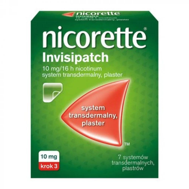 Нікотиновий пластир від нікотинової залежності, Nicorette, 10 мг/7 шт - зображення 1