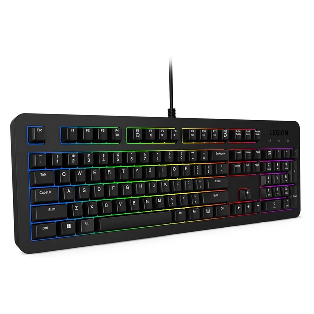 Клавіатура дротова Lenovo Legion K310 RGB Gaming УКР, чорна 281472 - Фото 2 Клавіатура дротова Lenovo Legion K310 RGB Gaming УКР, чорна 281472 - изображение 2