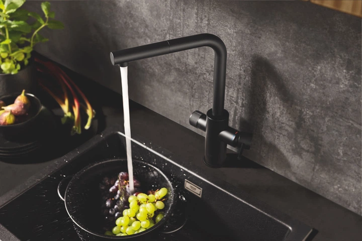 Смеситель кухонный GROHE Blue Pure Minta 30590KF0 с фильтром обратного осмоса ECOSOFT P'ure AquaCalcium Mint (MO67530590KF) - Фото 5 Смеситель кухонный GROHE Blue Pure Minta 30590KF0 с фильтром обратного осмоса ECOSOFT P'ure AquaCalcium Mint (MO67530590KF) - изображение 5