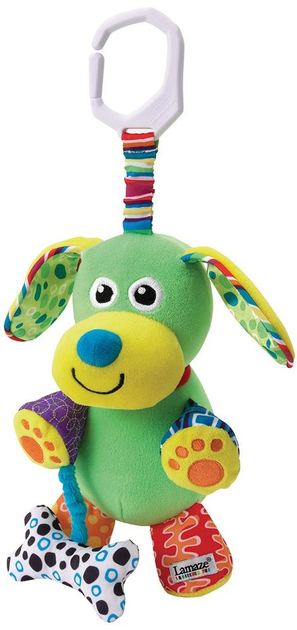 Zawieszka Lamaze Pies z dźwiękiem (L27023) (0796714270234) - obraz 1