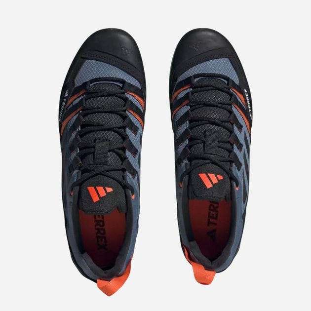 Чоловічі кросівки для туризму adidas Terrex Swift Solo 2 IE6903 50.5 Синій/Чорний (4066746372883) - зображення 4