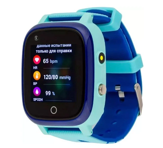 Детские умные часы AmiGo GO005 4G Wi-Fi Thermometer Blue (UA) - изображение 3