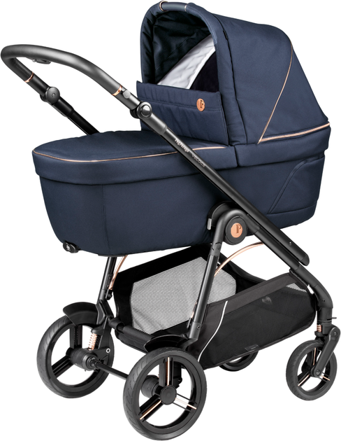 Коляска 2 в 1 Peg-Perego Veloce Blue Shine Синяя (PACK-VEL2100000017) - изображение 3