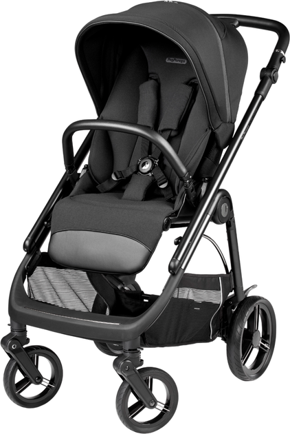 Коляска 2 в 1 Peg-Perego Veloce True Black Чорна (PACK-VEL8100000018) - Фото 3 Коляска 2 в 1 Peg-Perego Veloce True Black Чорна (PACK-VEL8100000018) - зображення 3