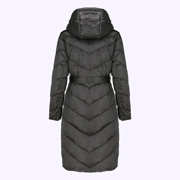 Kurtka puchowa damska zimowa PERSO BLH220044FX XL Czarna (5905080201772) - obraz 6